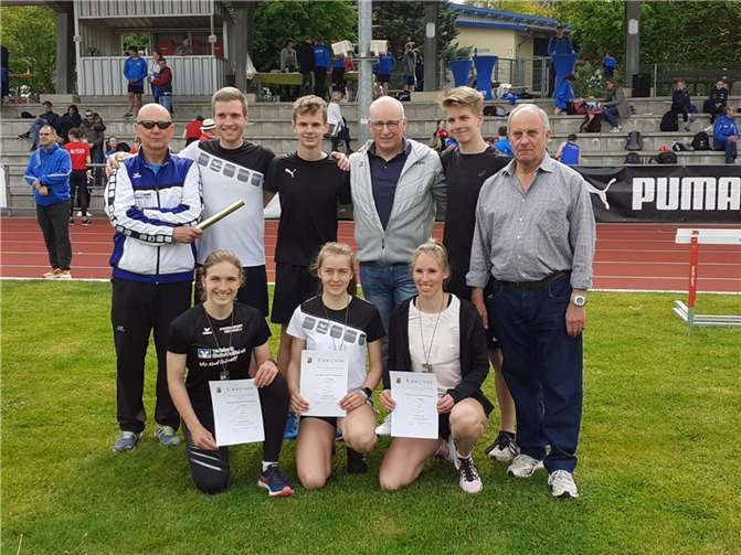 Erfolgreiches Team der Startgemeinschaft Diez/Lehmen/Ochtendung.  Foto: DJK Ochtendung