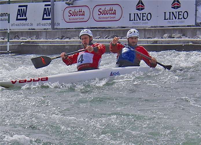 Eric Mendel (vorne) - Alexander Funk (hinten). privat