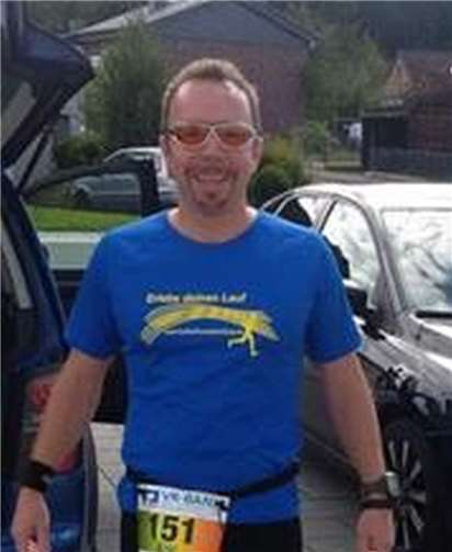 Eric Sybrra lief die 10 km Strecke in Boden.Foto: privat