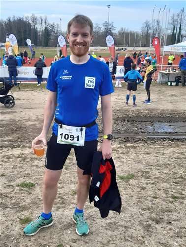 Erik Börgers nach dem Zieleinlauf.  Foto: privat