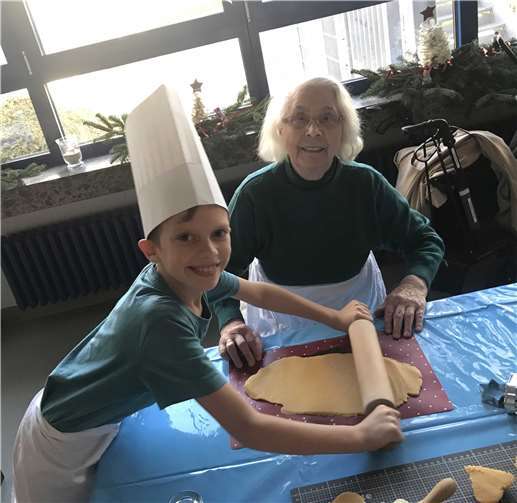 Erik Loosen (5a) und Erika Ahlers sind ein gutes Team.