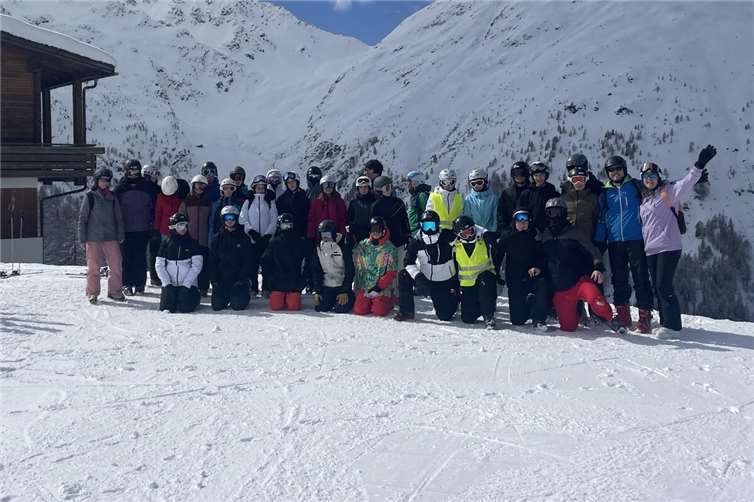 Erlebnisreiche Skikurse der Realschule plus und FOS Untermosel in Österreich. Foto: Realschule plus und FOS Untermosel