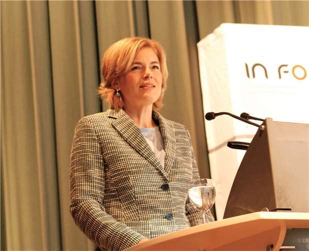 Ernährungsministerin Julia Klöckner eröffnete in Polch mit einer Rede zu ihren ernährungspolitischen Vorstellungen die bundesweiten Aktionstage der Schulverpflegung.