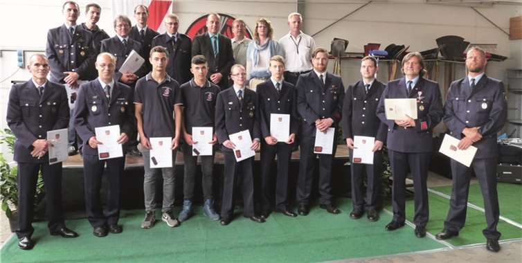 Ernennungen, Ehrungen und Verabschiedungen standen im Mittelpunkt der Veranstaltung. SF