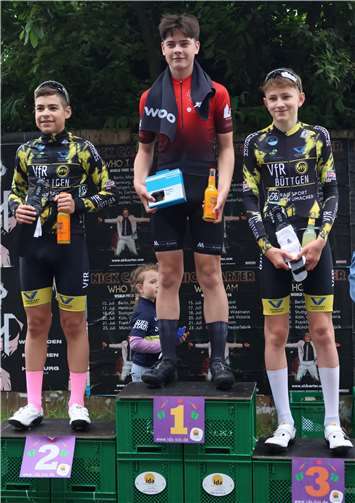 Erneuter Sieg für Daan Ensenbach. Foto: Lara Ensenbach, RSC Rheinbach