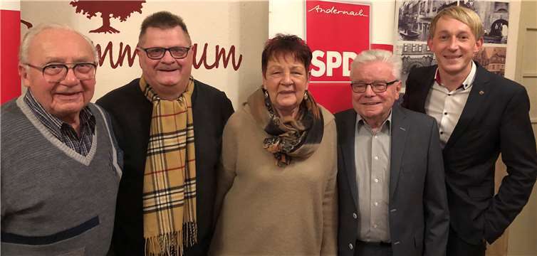 Ernst Fittkau, Heribert Molly Zins, Sabine Fey, Rudi Bannert und Marc Ruland. Foto: privat