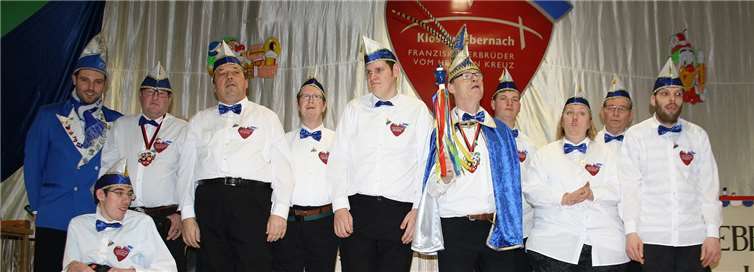 Eröffnet wurde die Feier mit dem Einmarsch des Ebernacher Elferrates. privat