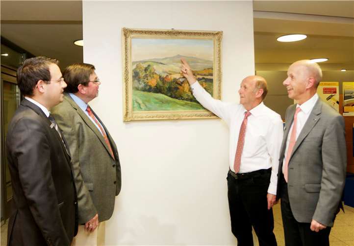 Eröffnung die Ausstellung von Hermann Schmitzbonn.Foto: SES