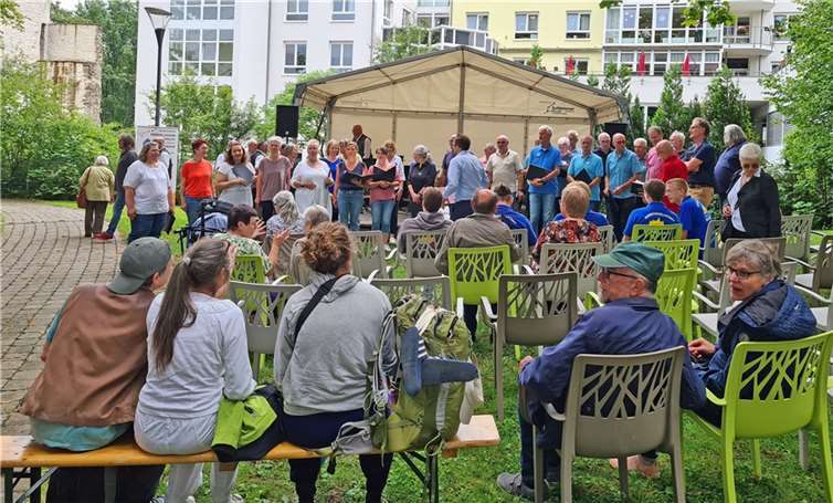 Eröffnung durch den Gesangverein Mendelssohn Bartholdy.  Fotos: Bürgerverein Montabaur