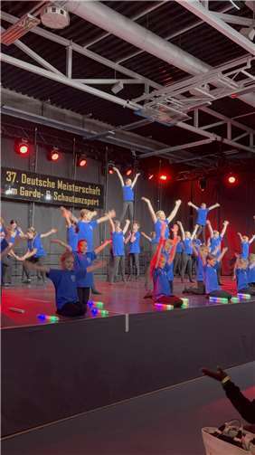 Eröffnungsshow der Deutschen Meisterschaft.Foto: privat