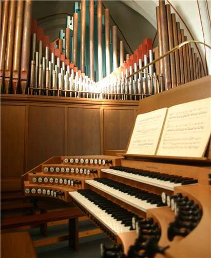Erst im Juni erklingt wieder „Marktmusik zum Abendläuten“ in der Medarduskirche.Foto: privat