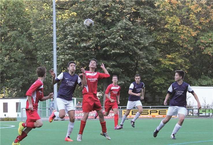 Erst kurz vor Schluss sollte der Siegtreffer für die JSG Remagen fallen.privat