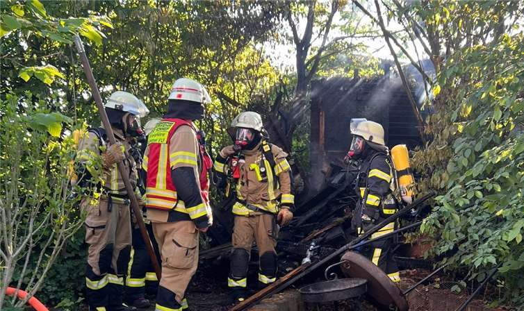 Erste Einsatzstelle. Foto: Freiwillige Feuerwehr Bad Honnef