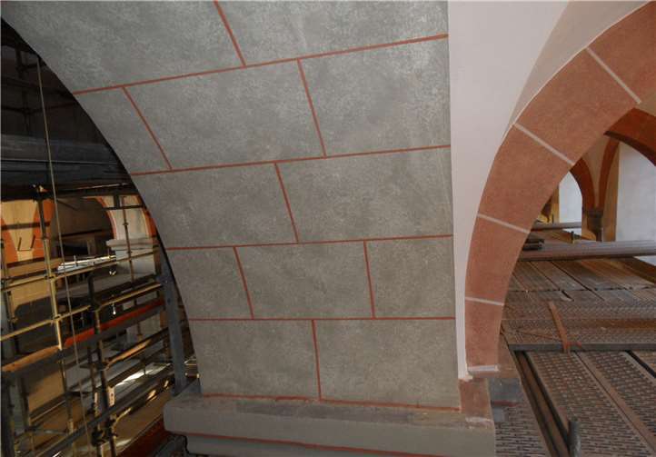 Restauration schreitet voran Erste Ergebnisse der Restauration sind schon zu sehen.