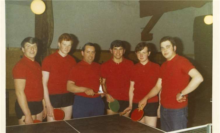 Erste Mannschaft 1969 bis 1970: Ludwig Daub, Franz Josef Martini, Klaus Eckenroth, Hans Rudolf Arenz, Karl Heinz Martini und Reinhold Prochaska.Foto: privat