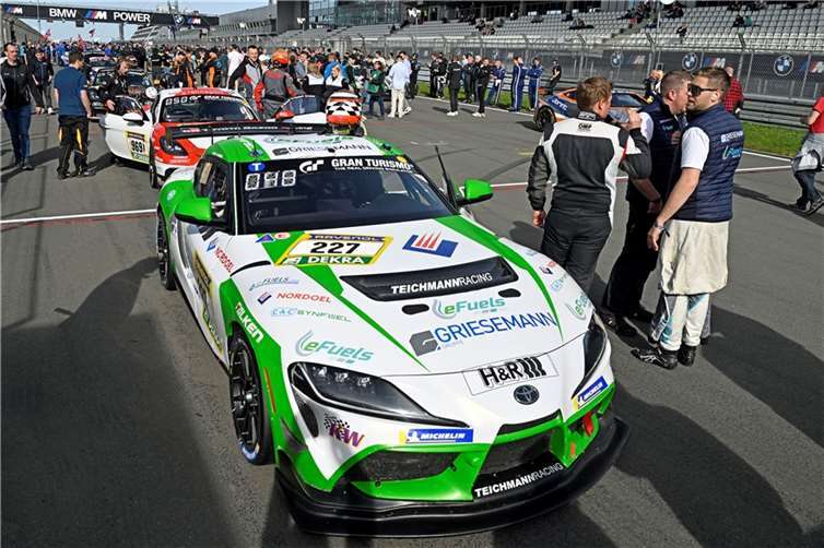 Erste Podiumsplatzierung in der NLS 2024 für den Toyota GR Supra GT4 EVO 2023 von Teichmann Racing.