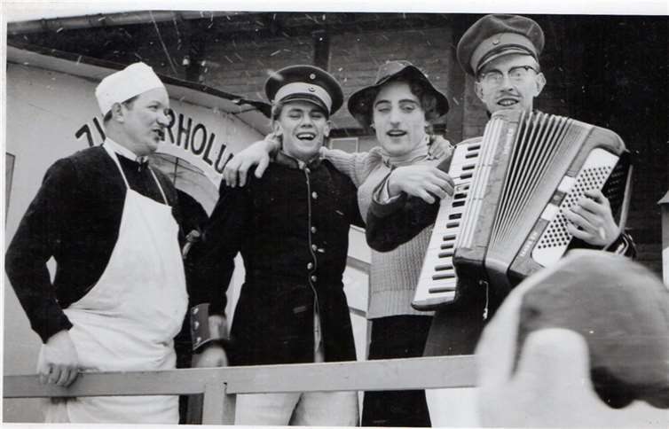 Erster Karnevalsumzug 1954.Quelle: SPD Wirges