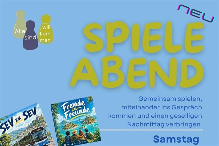 Erster Spieleabend des Vereins Gemeinsam für Vielfalt e.V. im Pfarrheim Unkel