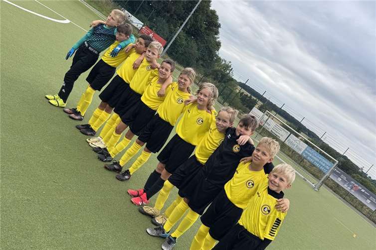 Erstes Spiel der neuen E2 der Grafschafter JSG. Foto: GSG