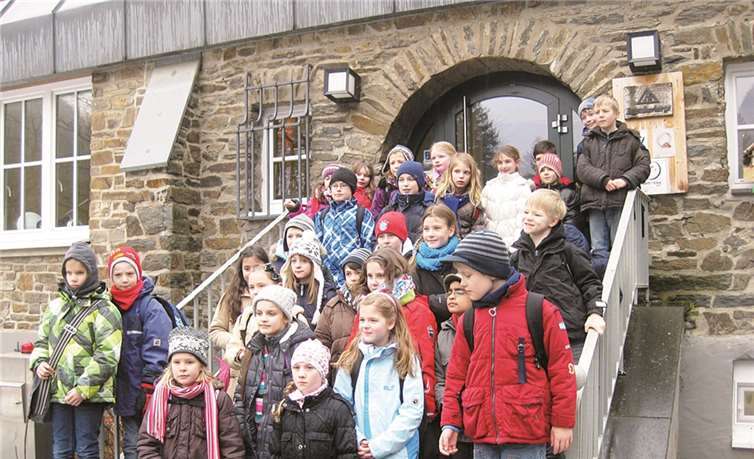 Erstkommunionkinder in der Jugendherberge Altenahr. Hans Kortmann