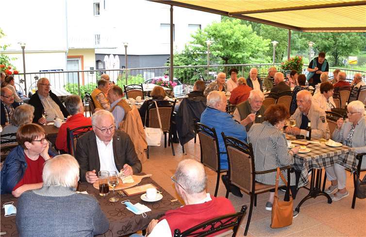 Erstmaliges Treffen der Mitglieder war in Ediger-Eller wieder möglich.Foto: SenU Cochem-Zell.Foto: Seniorenunion