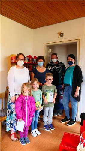 Erstmals fand für die künftigen Schulkinder im städtischen Kindergarten Oedinger Höhenzwerge das Bibfit-Programm der Bücherei St. Remigius Unkelbach statt. Foto: privat