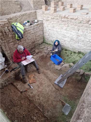 Erstmals seit 1991 finden in der Römervilla wieder archäologische Ausgrabungen statt. Foto: Friederike Ritzdorf / Museum Roemervilla