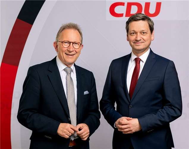 Erwin Rüddel, MdB und Vorsitzender des CDU-Kreisverbandes Neuwied, auf den Christian Baldauf (re.), als Kandidat für den zukünftigen, neuen CDU-Landeschef zählen kann.Foto: Torsten Silz