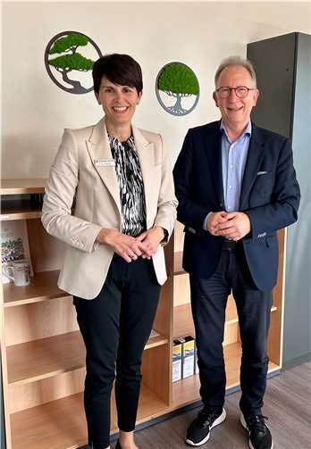 Erwin Rüddel mit Stefanie Adam  Foto: Büro Rüddel