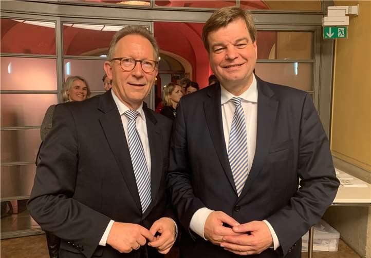 Erwin Rüddel mit dem Parlamentarischen Staatssekretär Enak Ferlemann.Foto: privat