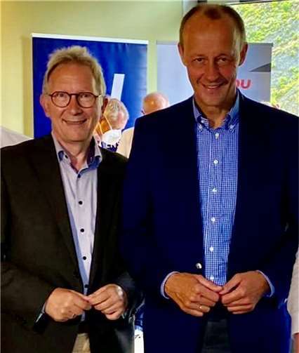 Erwin Rüddel und Friedrich Merz. Foto: privat
