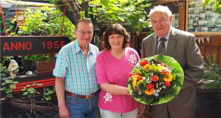 Erwin und Brigitte Nohner freuten sich über Besuch von Bernhard Wiemer. Stadtverwaltung Bendorf