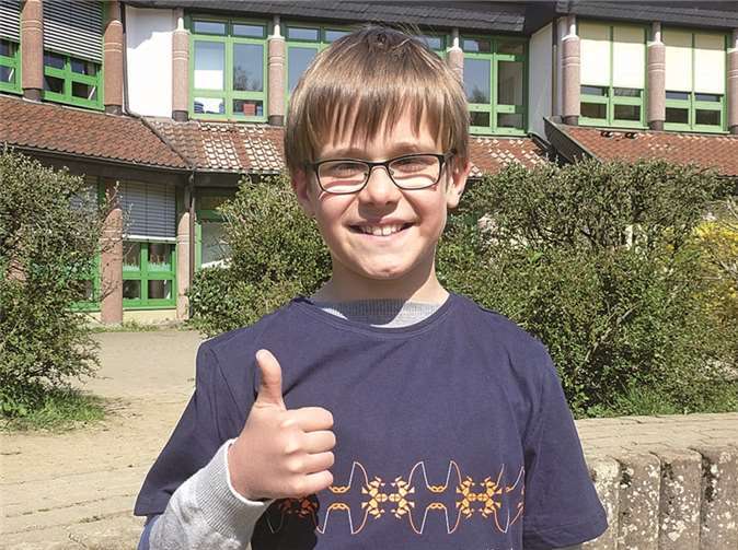 Erzielte das beste Ergebnis für seine Schule: Max Kurtenbach, 4b.