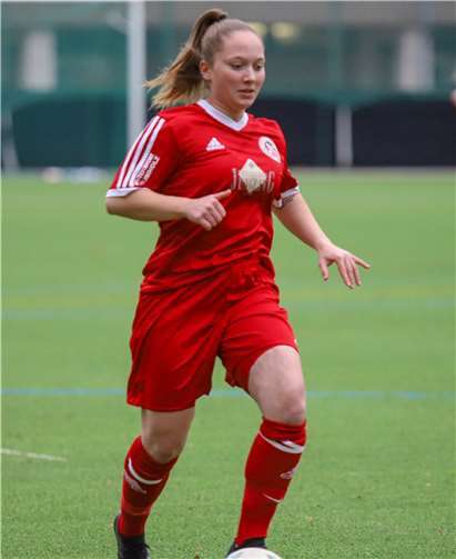 Erzielte einen Hattrick: Luisa Schmitgen. Foto: Guido Kölzer