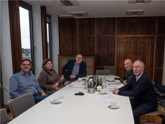 Es gab ein konstruktives Gespräch.  Foto: privat