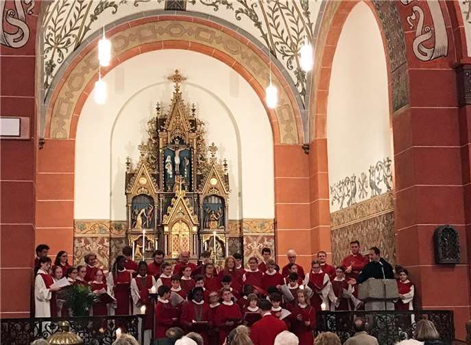 Es gab eine Stunde geistlicher Chormusik auf höchstem Niveau.  Foto: privat