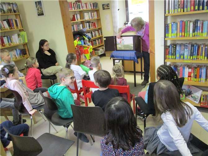 Es gab viel zu lachen für die kleinen Leseratten.