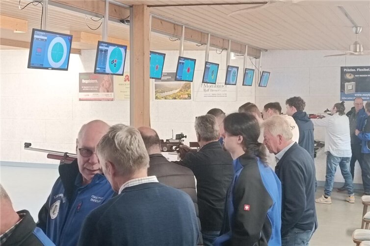 Es herrschte Hochbetrieb an den Schießständen.