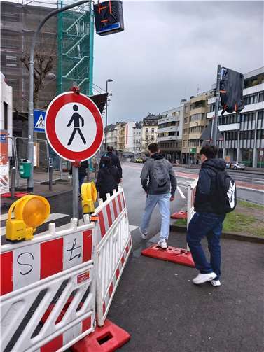 Es ist ein Gefahrenpunkt entstanden.  Foto: Bürgerinitiative „Unsere Altstadt“