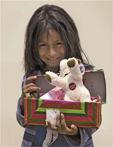 Es ist ganz einfach, leuchtende Kinderaugen zu erzeugen. privat