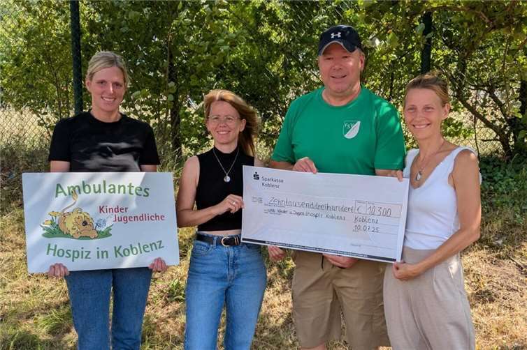 10.300 Euro für das Kinderhospiz Es kam eine Spendensumme von Sage und Schreibe 10.300 Euro zusammen. Foto: privat
