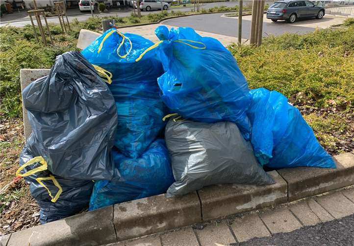 Es kam einiges an Müll zusammen.Foto: privat