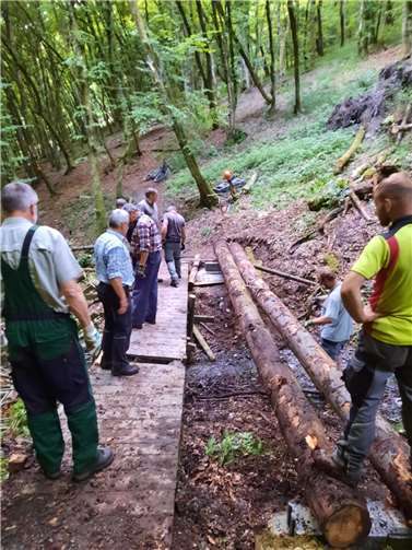 Es lag eine Menge Arbeit vor den freiwilligen HelferInnen.