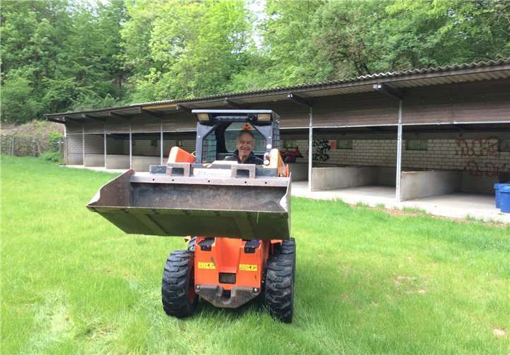 Es tut sich etwas auf der „Baustelle Generationenpark“: Jost Kimmel, neugewähltes FVM Vorstandsmitglied im Einsatz. Foto: privat