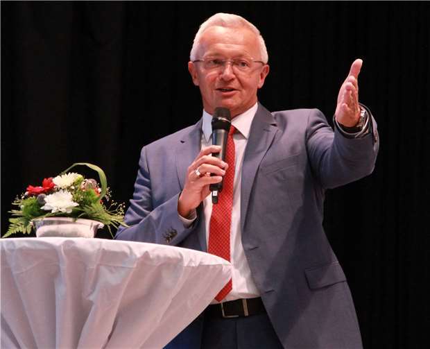 Es war Landrat Achim Hallerbach anzusehen, wie viel Freude er an diesem Abend hatte.