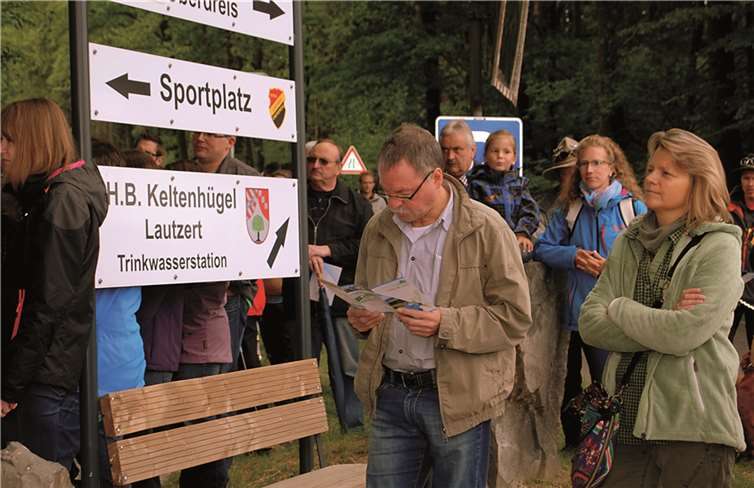 Es war ein Familienwandertag. Jung und Alt gingen mit auf den Rundkurs.