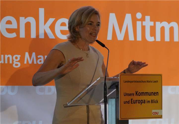 Es war ein arbeitsreicher Tag für Julia Klöckner und ihre MitstreiterInnen. -SOT-