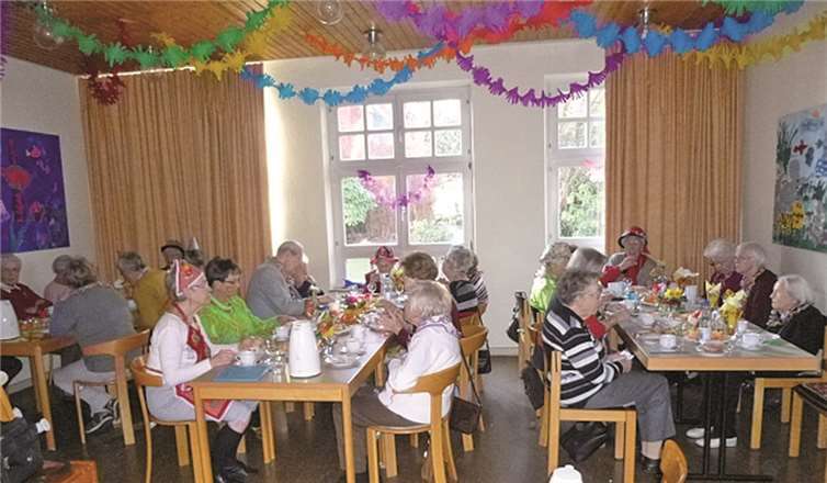 Es war ein lustiger Nachmittag im „Sälchen“.