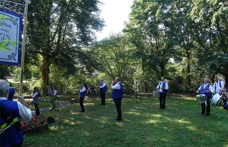 Es war erst der zweite Auftritt seit Karneval für die Freiweg-Musikanten.