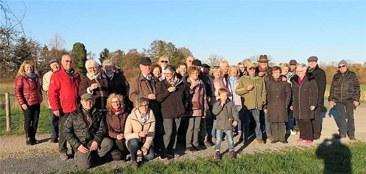 Es war wieder eine große Gruppe, die sich zusammengefunden hatte, um unter Führung von Heinz Gammel an der Herbstwanderung des Rheinbacher Brauchtumsvereins teilzunehmen. Eich